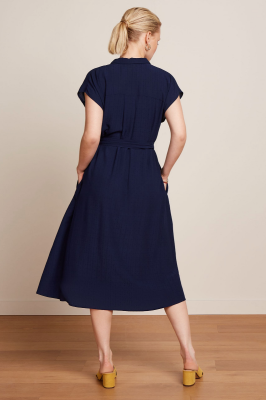 King Louie Amy Dress Tortoise - Evening Blue