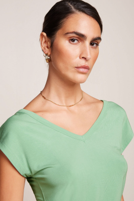 King Louie Double V Top Caprice - Sprucestone Mint