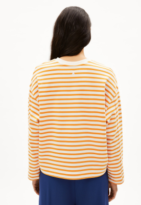 Armed Angels FRANKAA Oversized Sweatshirt Organic Cotton - Undyed-Light Tangerine