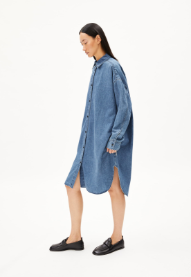 Armed Angels SAALY Denim Dress Organic Cotton - Airflow