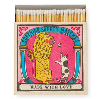 Archivist Gallery Safety Matches: Big Cat Little Cat