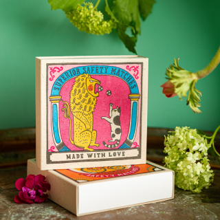 Archivist Gallery Safety Matches: Big Cat Little Cat