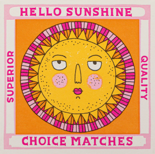 Archivist Gallery Safety Matches: Hello Sunshine
