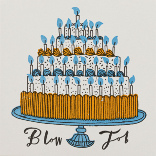Archivist Gallery Safety Matches: Blow Job Cake