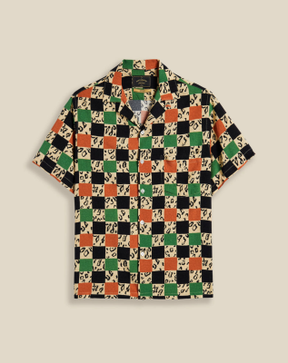 Portuguese Flannel CHITA Shirt - Orange Green