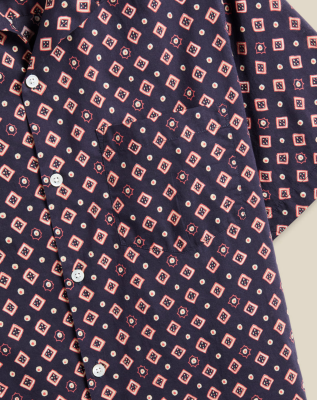 Portuguese Flannel DICE Shirt - Dark Navy