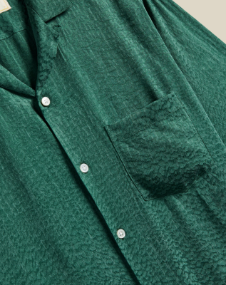 Portuguese Flannel FINGERPRINT Shirt - Green