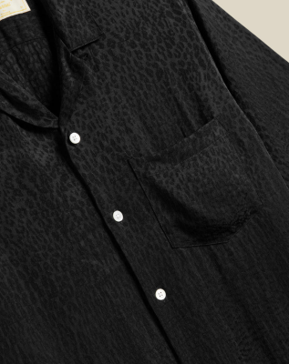 Portuguese Flannel FINGERPRINT Shirt - Black