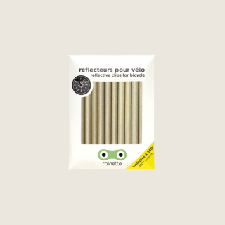 Rainette Reflectors for Bike Spokes - Gold