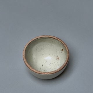 Incausa: Stoneware Smudge Bowl Piker White