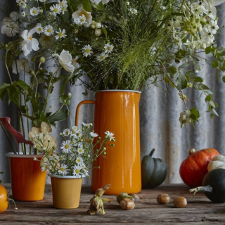 Falcon Enamelware 3 Pint Jug - Tangerine