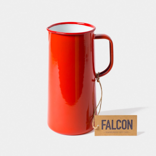 Falcon Enamelware 3 Pint Jug - Pillarbox Red