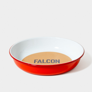 Falcon Enamelware Salad Bowl Medium - Pillarbox Red