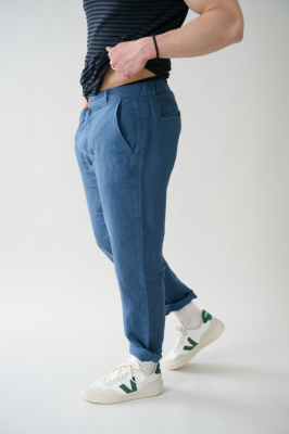 Kitchener Items - Pantalone Uomo Chino Dark Denim