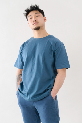Kitchener Items - Jonte Oversized T-Shirt Orion Blue
