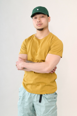 Kitchener Items - Marlon SS T-shirt Bronze Mist