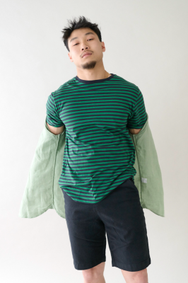 Kitchener Items - Norse SS T-Shirt Blue Graphite & Verdant Green
