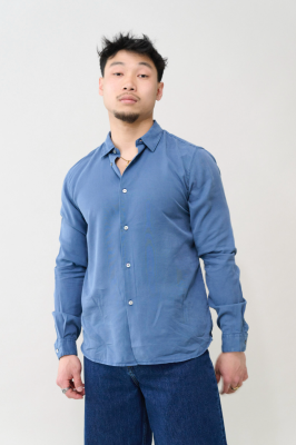 Kitchener Items - Camicia Uomo Shirt Dark Denim