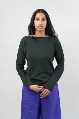 Kitchener Items - Audrette Boat Longsleeve Nightgreen