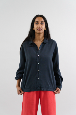 Kitchener Items - Camicia Manica Lunga Blue Graphite