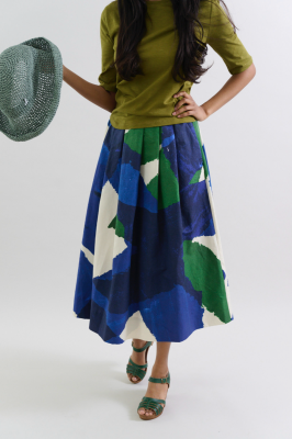 Kitchener Items - Thea Mid Slub Linen Tee Avocado
