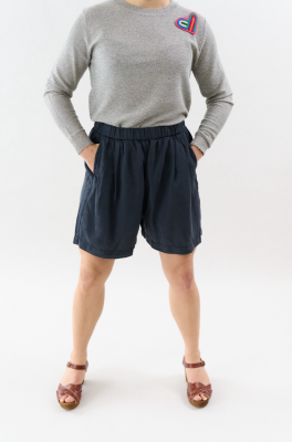 Kitchener Items - Pantaloni Corta Shorts Blue Graphite