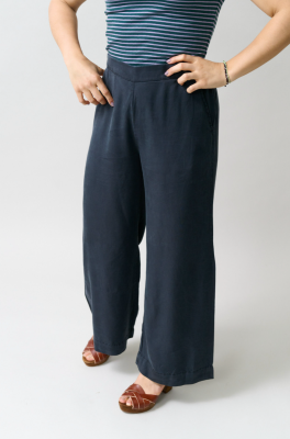 Kitchener Items - Pantaloni Elastico Pants Blue Graphite