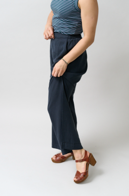 Kitchener Items - Pantaloni Elastico Pants Blue Graphite