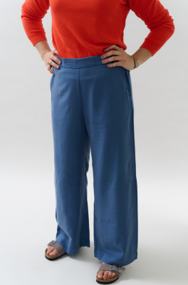 Kitchener Items - Pantaloni Elastico Pants Dark Denim