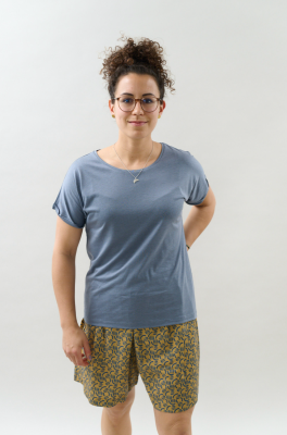 Kitchener Items - Audrey Wide Tee Stormy Weather