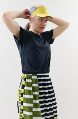 Kitchener Items - Audrey Wide Tee Blue Graphite