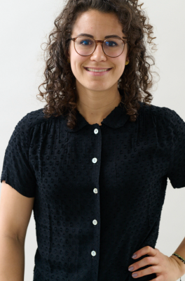 Kitchener Items - Camicia Blouse Nero con Punti