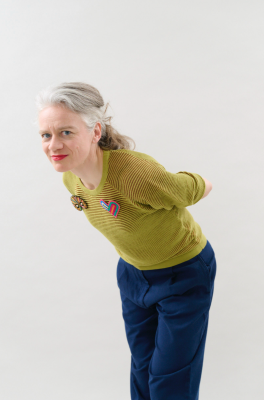 Kitchener Items - Tuuli Lux Jumper Lime & Copper Lurex
