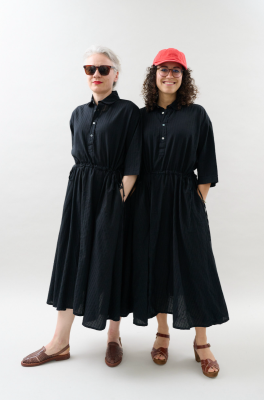 Kitchener Items - Abito Camicia Dress Jet Black