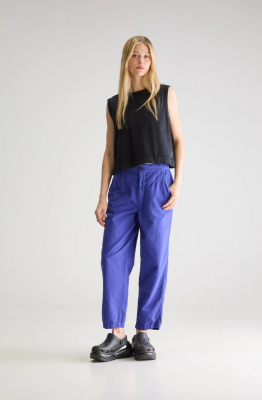 Bellerose WALKER Relaxed Trousers - Blueworker 