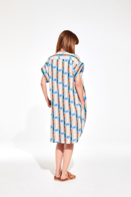 Mapoesie - Syracuse Echo Blue Dress