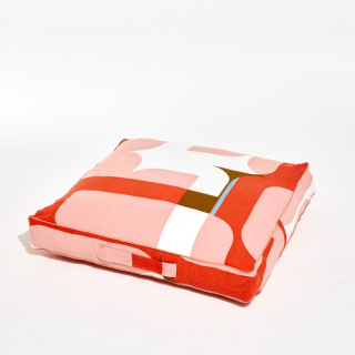 Mapoesie - Chance Orange Floor Pillow 