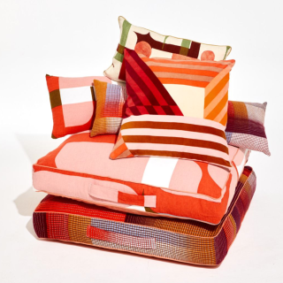 Mapoesie - Chance Orange Floor Pillow 