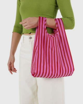 Baggu Baby Baggu - Pink & Red Painted Stripe
