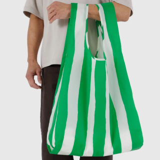 Baggu Big Baggu - Green Painted Stripe