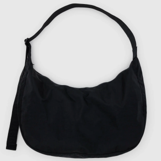 Baggu Large Nylon Crescent Bag - Black 