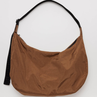 Baggu Large Nylon Crescent Bag - Brown
