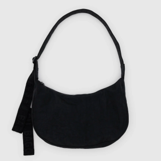Baggu Medium Nylon Crescent Bag - Black
