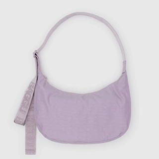 Baggu Medium Nylon Crescent Bag - Dusty Pink