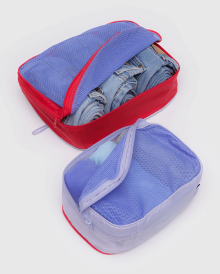 Baggu Packing Cube Set - Mesh Berry Mix