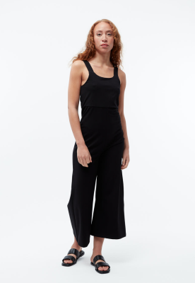 GIVN - IVETTE Heavyweight Jumpsuit Organic Jersey - Black