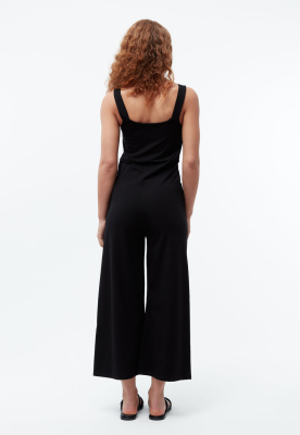 GIVN - IVETTE Heavyweight Jumpsuit Organic Jersey - Black