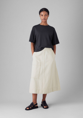TOAST Cotton Hemp Boxy Tee - Slate
