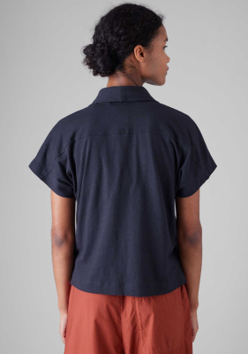 TOAST Cotton Hemp Jersey Shirt - Slate