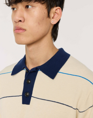 Castart TOKI Knit Polo - Ecru